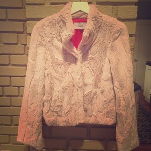 EUC Sanctuary Surplus Faux Fur Jacket Size XS